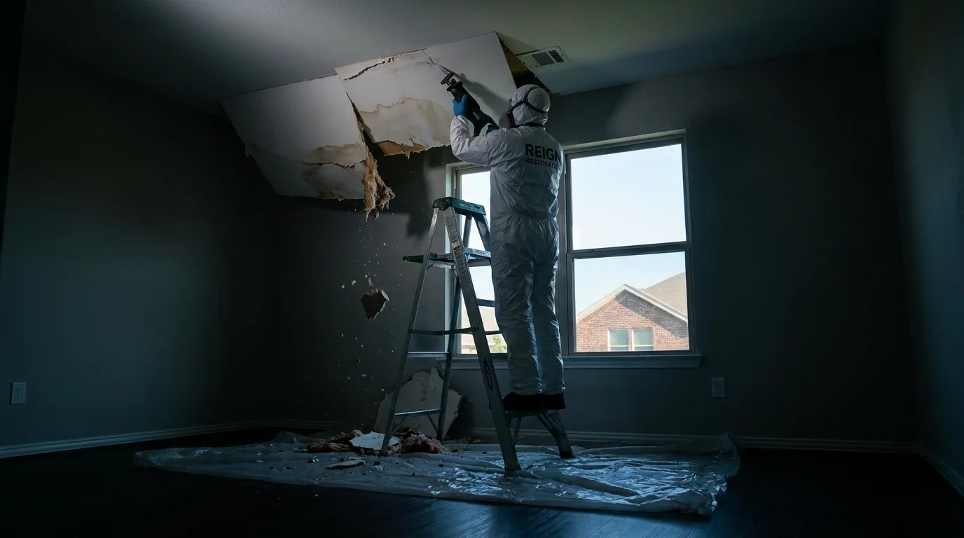 24/7 Emergency Ceiling Water Damage Repair in Royse City